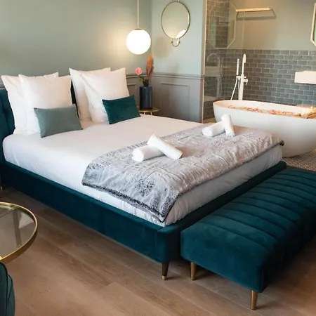 The Parisian Blue Eiffel Tower Apartment